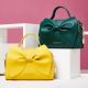 Women Fashion Solid Color Bow Shoulder Bag