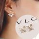 Fashion Spring Style Leaves Stud Earrings