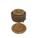 Rattan Coaster Set with Circle Holder
