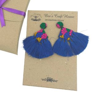 Bee Craft House Fabric Earring