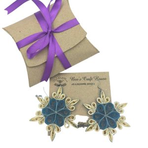 Bee Craft House Hand Made Paper Quilling Seasonal Earrings